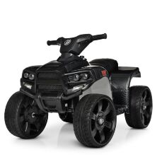 Дитячий квадроцикл M 3893ELM-19 мотор 25W, 1 акумулятор, до 4км/год, до 20кг, шкіряне сидіння, карбон