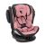 Автокрісло-ребордер дитяче Aviator Isofix 0-36 кг Rose рожеве