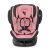 Автокрісло-ребордер дитяче Aviator Isofix 0-36 кг Rose рожеве