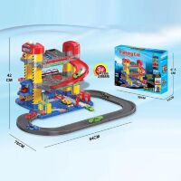 Дитячий Трирівневий гараж Парковка паркінг для машинок 1801A-11 Автостоянка для машин