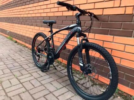 Велосипед гірський Azimut "NEVADA" GFRD 27.5" SHIMANO рама 17" чорно-зелений