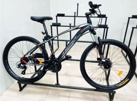 Велосипед гірський Azimut "NEVADA" GFRD 27.5" SHIMANO рама 17" чорно-зелений