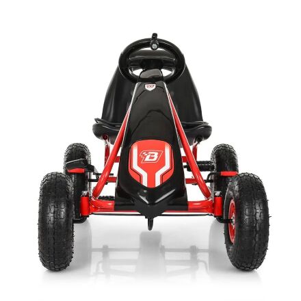 Дитячий педальний карт надувні колеса Bambi M 3856AL-2 чорний **