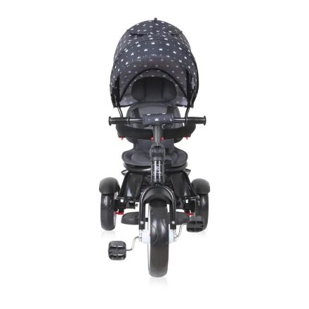 Велосипед-коляска дитячий триколісний Lorelli (Bertoni) Neo Black Crowns чорний