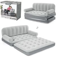Велюрова надувний матрац ліжко Диван-Трансформер Bestway 75079 з вбудованим електронасосом**