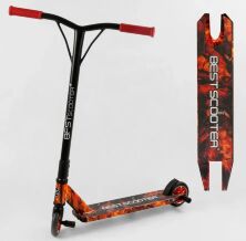 Двоколісний Самокат трюковий Best Scooter 73813 HIC-система ПЕГИ алюмінієвий диск і дека