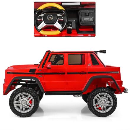 Дитячий електромобіль Mercedes Benz M 4000EBLR-3 Червоний
