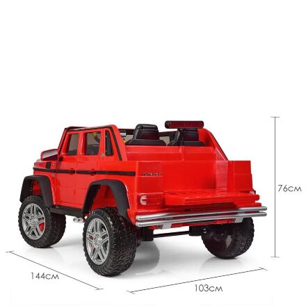 Дитячий електромобіль Mercedes Benz M 4000EBLR-3 Червоний