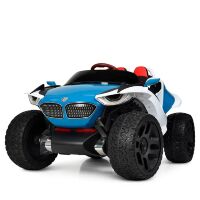 Дитячий двомісний електромобіль 4WD M 4064EBLR-4 синій