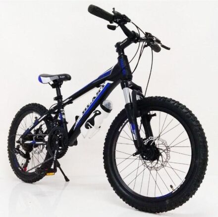 Підлітковий велосипед колеса 24 дюймів S300 Blast-New Чорно-Синій