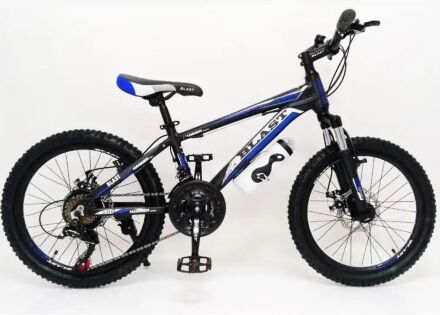 Підлітковий велосипед колеса 24 дюймів S300 Blast-New Чорно-Синій