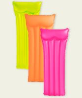 Надувний матрац для плавання INTEX 59717 з підголовником 3 кольори