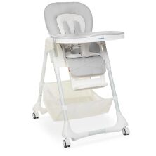Стільчик для годування BAMBI M 3822 Gray екокожа сірий **