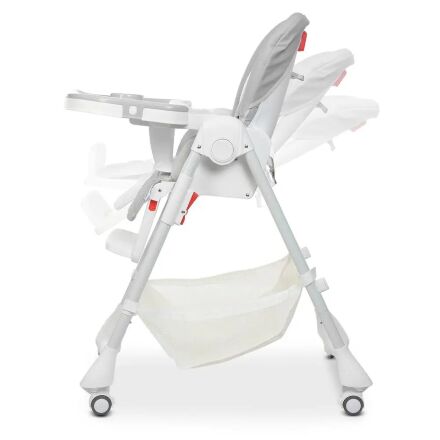 Стільчик для годування BAMBI M 3822 Gray екокожа сірий **