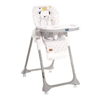Стільчик для годування дитячий Lorelli (Bertoni) Felicita Grey Bear Сірий "Мішутка"
