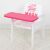 Дитячий дерев'яний Стільчик-трансформер для годування Color малиновий. Столик та стільчик для дівчинки