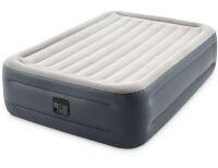 Надувна двоспальне ліжко Intex 64126 з вбудованим електронасосом **