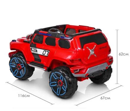 Дитячий електромобіль M 3585EBLR-3, червоний