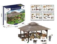 Ігровий набір Дитяча Ферма 40 елементів, 9 фігурок тварин, 2 фігурки фермера Q 9899 ZJ64 Ігровий набір Дитяча Ферма 40 елементів, 9 фігурок тварин, 2 фігурки фермера Q 9899 ZJ64