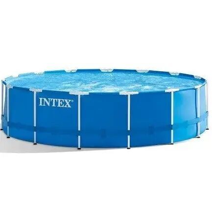 Тент для каркасного басейну Bestway 58037 діаметр 366 см темно-синій