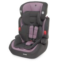 Автокрісло дитяче EL CAMINO JUNIOR ME 1008 Royal Violet група 1+2+3 з бустером сіро-фіолетове**
