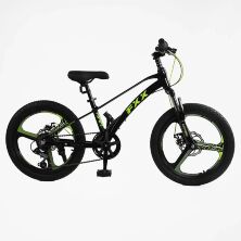 Дитячий спортивний магнієвий велосипед 20 дюймів Corso "FХХ" MG-20141 Shimano 7 швидкостей