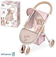 Коляска прогулянкова для ляльки DeCuevas 90243 Лялькова триколісна (ручка 55см). Серія DIDI / Рожева**