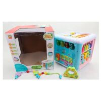 Розвиваюча іграшка Ігровий центр Логічний куб 838-63 зі звуковими та світловими ефектами