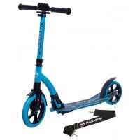 Складаний двоколісний самокат Maraton Air Max Алюмінієвий з ліхтариком/синій