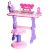 Дитячий синтезатор на ніжках 6618 зі стільчиком мікрофоном 37 клавіш музика світло **