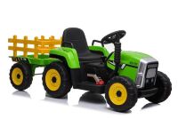 Дитячий електромобіль-трактор з причепом XMX611 зелений колеса пластик на радіоуправлінні