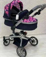 Коляска-трансформер для ляльок 2в1 Carrello Fortuna 9695 HOT PINK лялькова малинова
