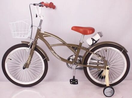 Велосипед дитячий двоколісний STRAIGHT A STUDENT-20 Bronze колеса 20 дюймів бронзовий