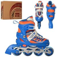 Розсувні ролики PROFI A4122-M-BL рама алюміній розмір 35-38 устілка 21 см сині**