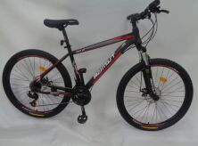 Гірський велосипед AZIMUT AQUA колеса 29 дюймів GFRD / SHIMANO / рама 19" / чорно-червоний