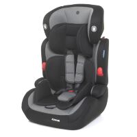 Автокрісло дитяче EL CAMINO JUNIOR ME 1008 Royal Gray група 1+2+3 з бустером чорно-сіре**