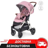 Прогулянкова алюмінієва коляска EL CAMINO GALLANT v.2 ME 1071-1 Mauve Rose на Єва колесах/рожева для дівчинки