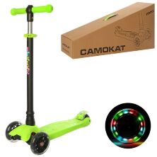 Самокат складаний дитячий iTrike JR 3-073-GR MAXI зелений