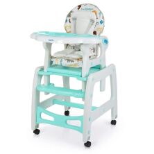 Стільчик трансформер для годування Bambi M 1563 Animal Mint**