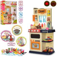 Дитячий ігровий набір інтерактивна Кухня велика LIMO TOY 922-116 плита духовка мийка посуд звук світло **