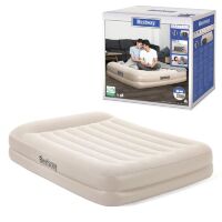 Надувний велюровий Матрац Ліжко Bestway 67696 з вбудованим електронасосом**