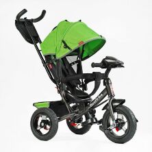 Триколісний велосипед-коляска Best Trike 3390-34-820 з фарою та пультом зелений