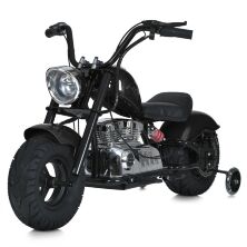 Дитячий електро-мотоцикл M 6016AL-2(36V) Harley-Davidson зі шкіряним сидінням чорний