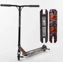 Двоколісний Самокат трюковий Best Scooter BS-77350 HIC-система ПЕГИ алюмінієвий диск і дека з ПРИНТОМ