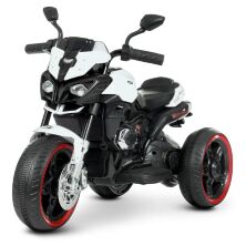 Дитячий електромобіль мотоцикл трицикл Bambi Racer М 4533-1 на акумуляторі з MP3 / білий**