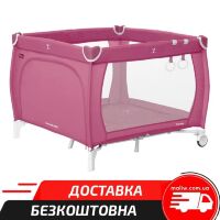 Дитячий ігровий квадратний Манеж CARRELLO Grande CRL-11504/1 Orchid Purple з твердим дном/фіолетовий