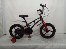 Велосипед двоколісний полегшений Crosser Magnesium MAGN BIKE сталева вилка 16 дюймів чорно-червоний