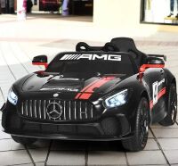 Дитячий електромобіль машина Mercedes M 4050EBLRS-2 Автофарбування mp3, SD, USB, пульт р/к / чорний