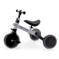 Триколісний дитячий велосипед-беговел 3в1 PROFI KIDS MBB 1008-2 колеса 10 і 8 дюймів, складне кермо, сірий