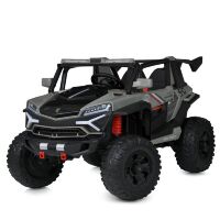 Дитячий двомісний електромобіль M 6024EBLR-11(24V) Lamborghini джип Баггі 4 двигуна шкіряне сидіння сірий